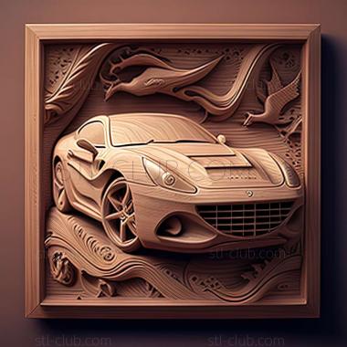 3D model Ferrari California (STL)